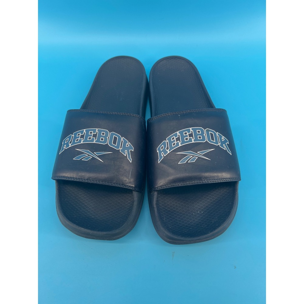 Reebok Unisex Adult Classics Slide Sandal, Vector Navy/Vector Blue/White, 5.5